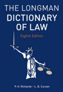 The Longman dictionary of Law. 9781408261538