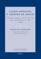 Clero indígena y Obispos de Indias. 9788431328368