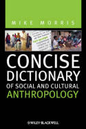Concise dictionary of social and cultural anthropology