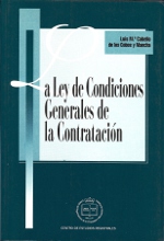 La Ley de Condiciones Generales de Contratación. 9788488973702