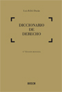 Diccionario de Derecho. 9788497908689