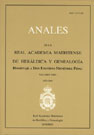 Anales de la Real Academia Matritense de Heráldica y Genealogía. 100742601