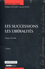 Les successions. Les libéralités. 9782856231753