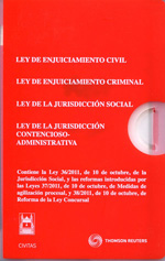 PACK de Leyes Procesales adaptadas a las reformas de octubre de 2011. 9788447036967