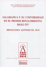Salamanca y su Universidad en el primer Renacimiento. 9788478001361