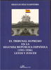 El Tribunal Supremo en la Segunda República Española (1931-1936). 9788490312551
