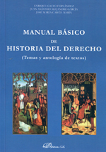 Manual básico de Historia del Derecho. 9788490314319