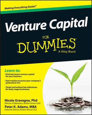 Venture capital for dummies. 9781118642238