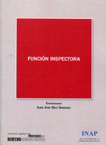 Función inspectora. 9788470888915
