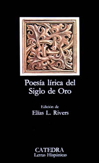 Poesía lírica del Siglo de Oro. 9788437601748