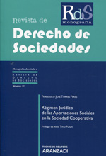 Régimen jurídico de las aportaciones sociales en la sociedad cooperativa