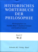 Historisches worterbuch der philosophie band 12 W-Z