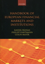 Handbook of european financial markets and institutions. 9780199662692