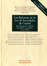 Las reformas de la Ley de Sociedades de Capital. 9788490142912