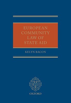 European community Law of state aid. 9780199543014