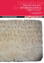 Epigrafia funerària d'estrangers a Atenes (segles VI-Iv a.C.) = Die Grabinschriften der Ausländer in Athen (6. bis 4. Jh. v.Chr.). 9788493903343
