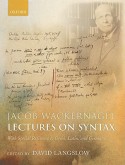 Jacob Wackernagel, lectures on syntax. 9780198153023