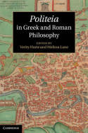 Politeia in greek and roman Philosophy