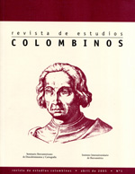 Revista de Estudios Colombino, Nº1, año 2005