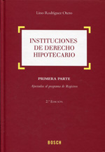 Instituciones de Derecho hipotecario. 9788497909938