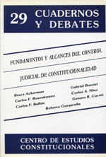 Fundamentos y alcances del control judicial de constitucionalidad. 9788425908743