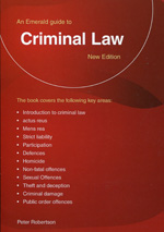 An Emerald guide to Criminal Law. 9781847163493