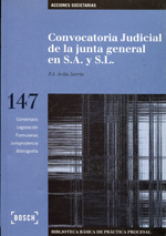 Convocatoria Judicial de la junta general en S.A. y S.L.