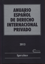 Anuario Español de Derecho Internacional Privado 2013