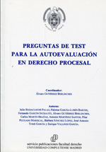 Preguntas de test para la autoevaluación en Derecho procesal. 9788484811206