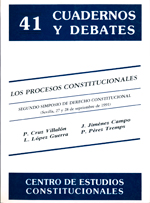 Los procesos constitucionales. 9788425909276