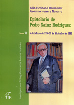 Epistolario de Pedro Sainz Rodríguez. 9788473928281