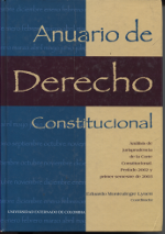 Anuario de Derecho Constitucional. 9789586169011
