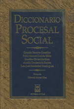 Diccionario procesal social. 9788447008063