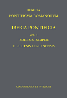 Regesta Pontificum Romanorum. Iberia Pontificia. 9783525310014