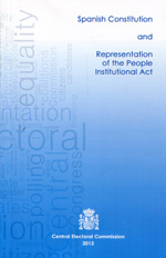 Spanish constitution and representation of the people institutional act. 9788479434694