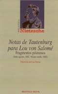 Notas de Tautenburg para Lou von Salomé. 9788497421744