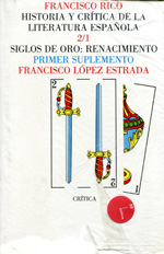 Historia y crítica de la literatura española. 9788474234886