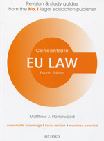 EU Law concentrate. 9780198703730