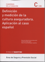 Definición y medición de la cultura aseguradora. 9788498445411