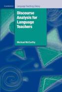 Discourse analysis for language teachers. 9780521367462