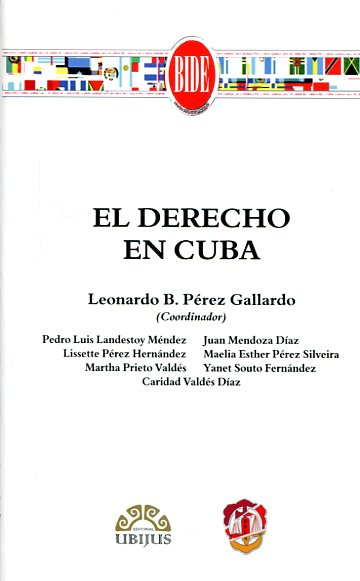 El Derecho en Cuba. 9788429018738