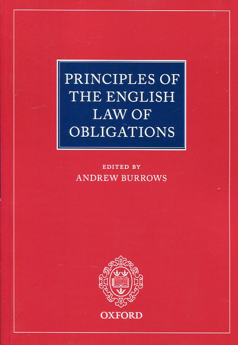 Principles of the english Law of obligations. 9780198746232