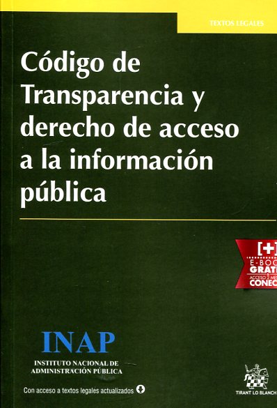 Código de transparencia y Derecho de acceso a la información pública. 9788490869529