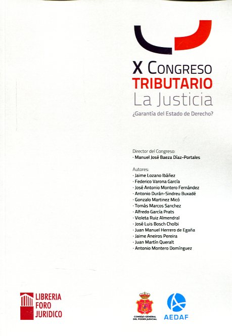 X Congreso Tributario . 9788461734153