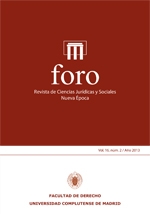 Foro. Revista de Ciencias Jurídicas y Sociales. Nueva Época; Vol. 16, Núm. 2 / 2013. 100964812