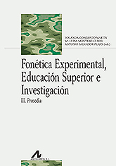 Fonética experimental, Educación Superior e investigación. 9788476358825