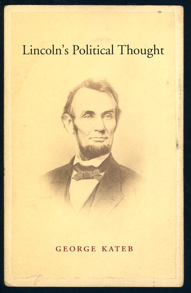 Lincoln's political thought. 9780674368163