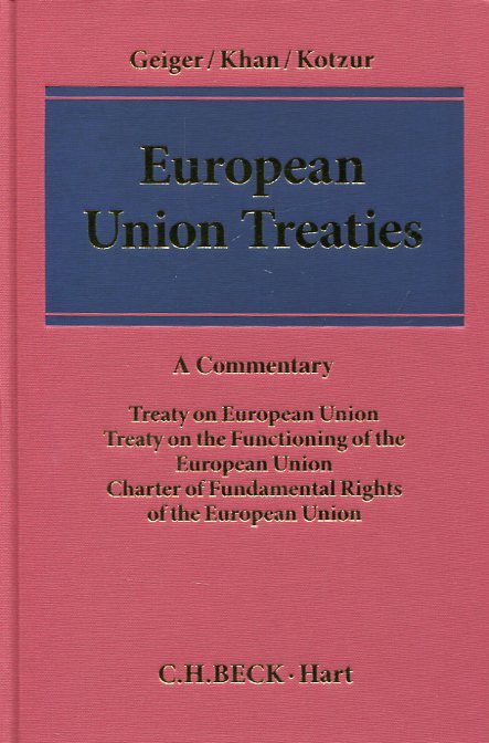 European Union treaties. 9781849463614