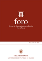 Foro. Revista de Ciencias Jurídicas y Sociales. Nueva Época; Vol. 7, Núm. 1 / 2008. 100964727