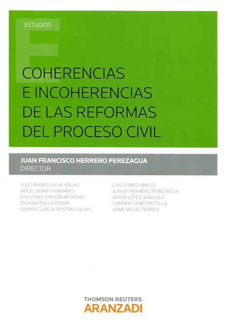 Coherencias e incoherencias de las reformas del proceso civil. 9788490599389